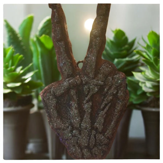 Peace Skull Fingers